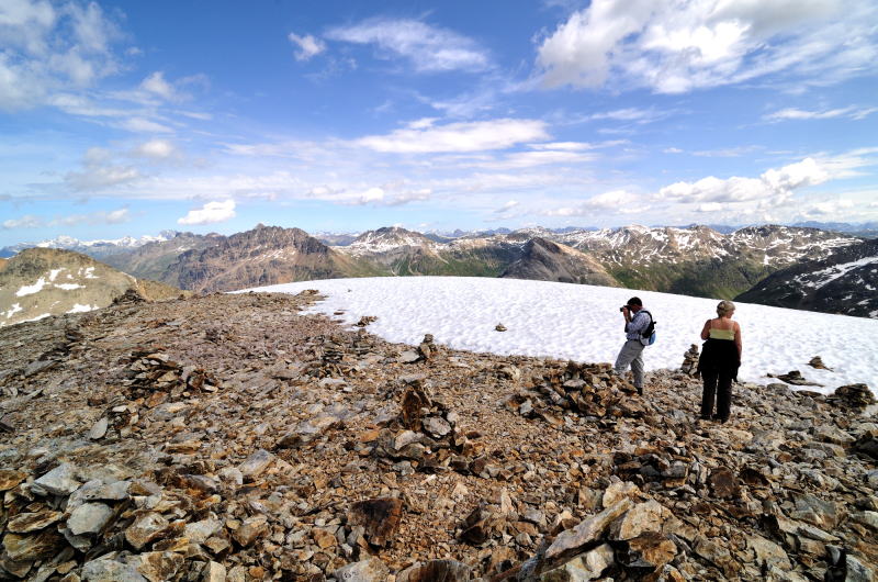 ディアヴォレッツァ[Diavolezza 2978m]展望台の周辺