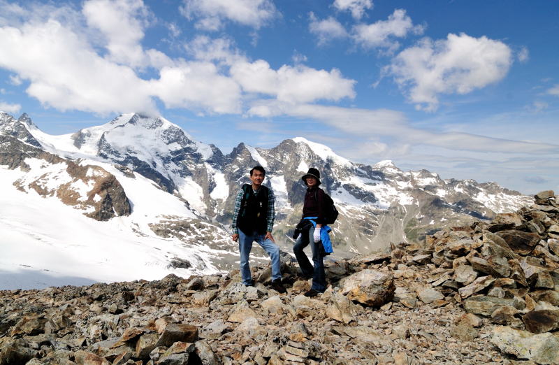 ディアヴォレッツァ[Diavolezza 2978m]展望台の周辺