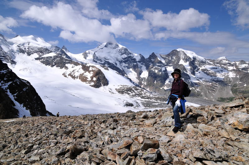 ディアヴォレッツァ[Diavolezza 2978m]展望台の周辺