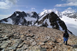 ディアヴォレッツァ[Diavolezza 2978m]展望台の周辺