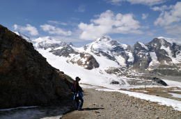 ディアヴォレッツァ[Diavolezza 2978m]展望台の周辺