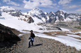 ディアヴォレッツァ[Diavolezza 2978m]展望台の周辺