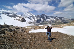 ディアヴォレッツァ[Diavolezza 2978m]展望台の周辺