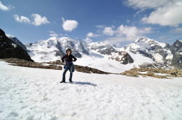 ディアヴォレッツァ[Diavolezza 2978m]展望台の周辺