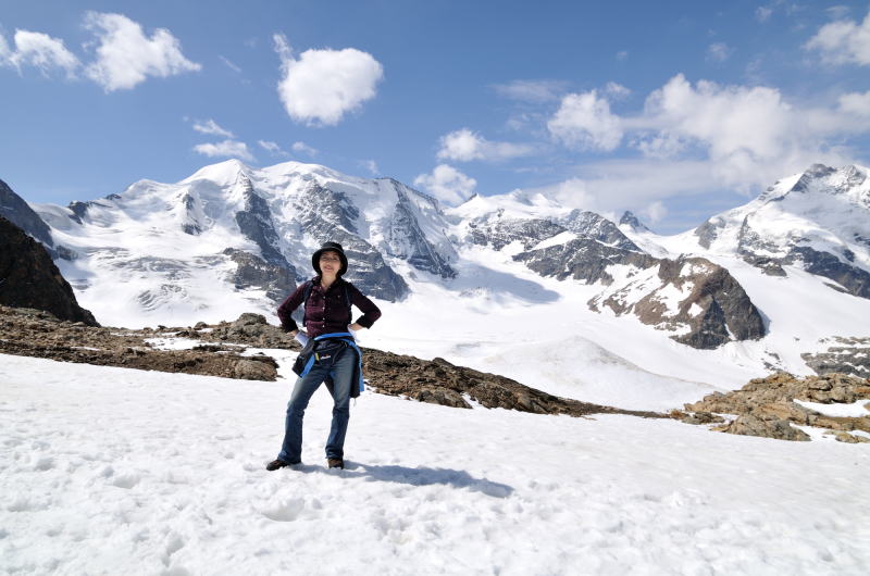 ディアヴォレッツァ[Diavolezza 2978m]展望台の周辺