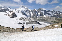 ディアヴォレッツァ[Diavolezza 2978m]展望台からの眺望