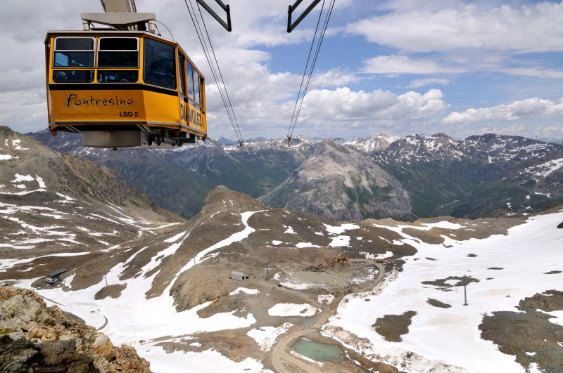 Bernina-Diavolezza ロープウェー