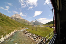 世界遺産に登録されたベルニナ線