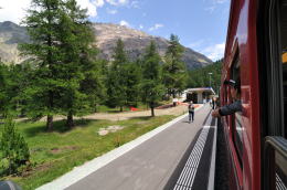 世界遺産に登録されたベルニナ線