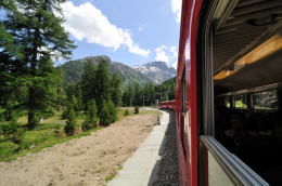 世界遺産に登録されたベルニナ線