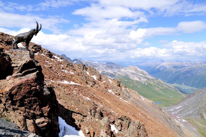 ピッツ・ネイル駅 [Piz Nair 3030m]周辺からの眺望
