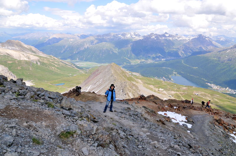 ピッツ・ネイル[Piz Nair]山頂からの眺望