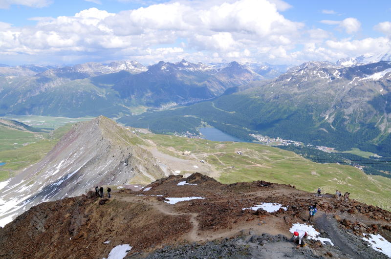ピッツ・ネイル[Piz Nair]山頂からの眺望