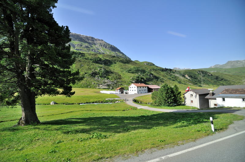 マルモレラ湖[Lai da Marmorera]手前の風景