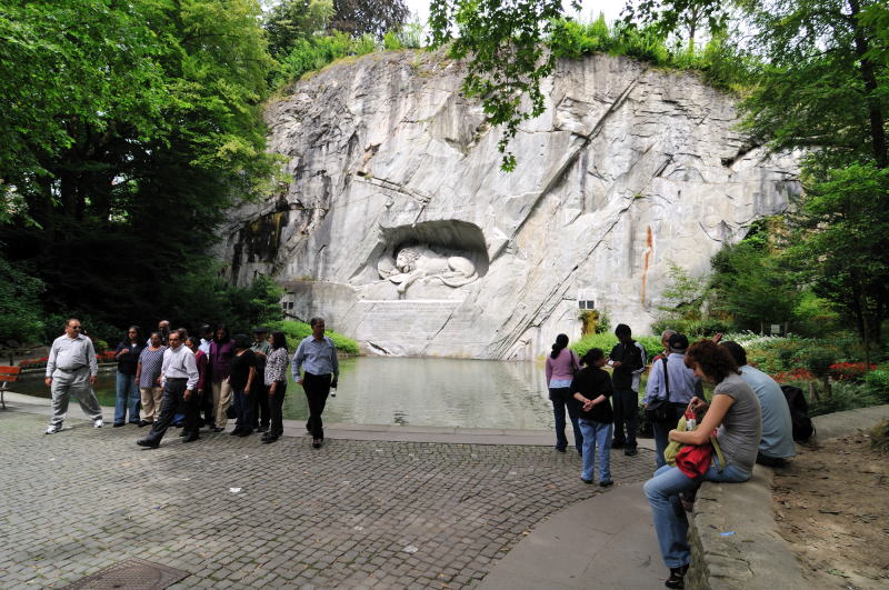 ライオン記念碑[Löwendenkmal](ルツェルン)