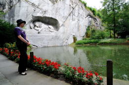 ライオン記念碑[Löwendenkmal](ルツェルン)