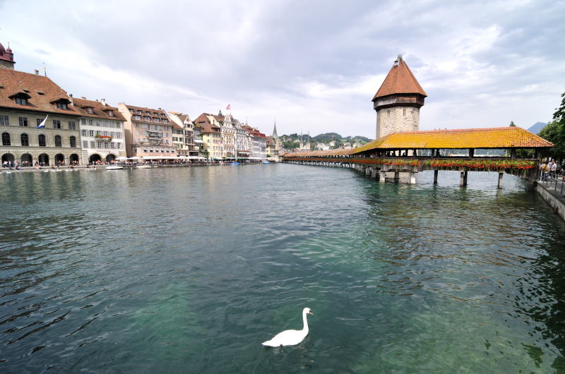 カペル橋[Kapellbrücke](ルツェルン)