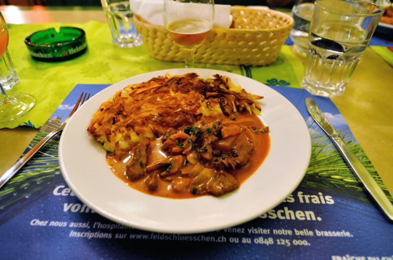 ニーダードルフ通りにあるレストランJOHANNITER(チューリヒ)